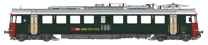 LS Models LS17556 - H0 - Triebwagen RBe 4/4, SBB, Ep. V - AC